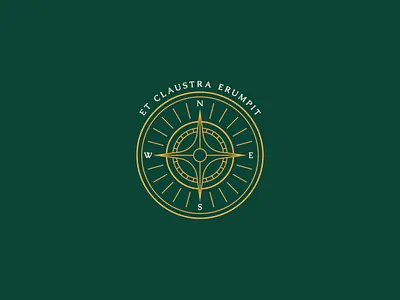 Import Club Logotype compass export geometric import logo mark minimal symbol travel