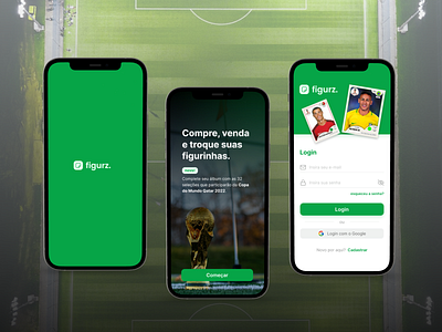 Compra, venda e troque sua figurinhas! app branding design experience figurinhas futebol illustration interface ios logo neymar product soccer sticker ui ux