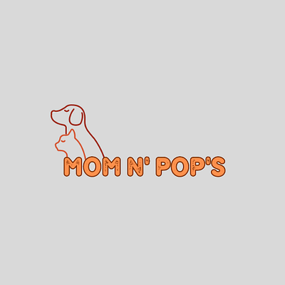 logo for a mom n pops grade ad branding canva design graphic design illustration logo minimalistlogo motion graphics muscat logo design sngraphics ui unofficial ux vector