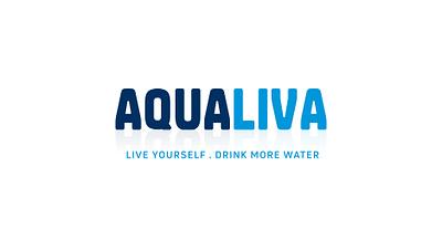 Aqualiva brand branding clean design elegant logo simple