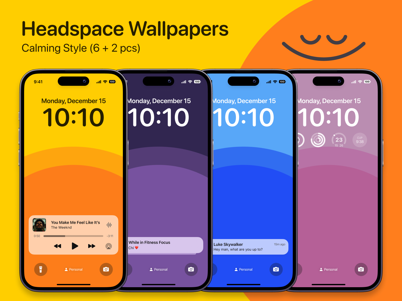 Headspace Calming Wallpapers by Luka Krcmar on Dribbble