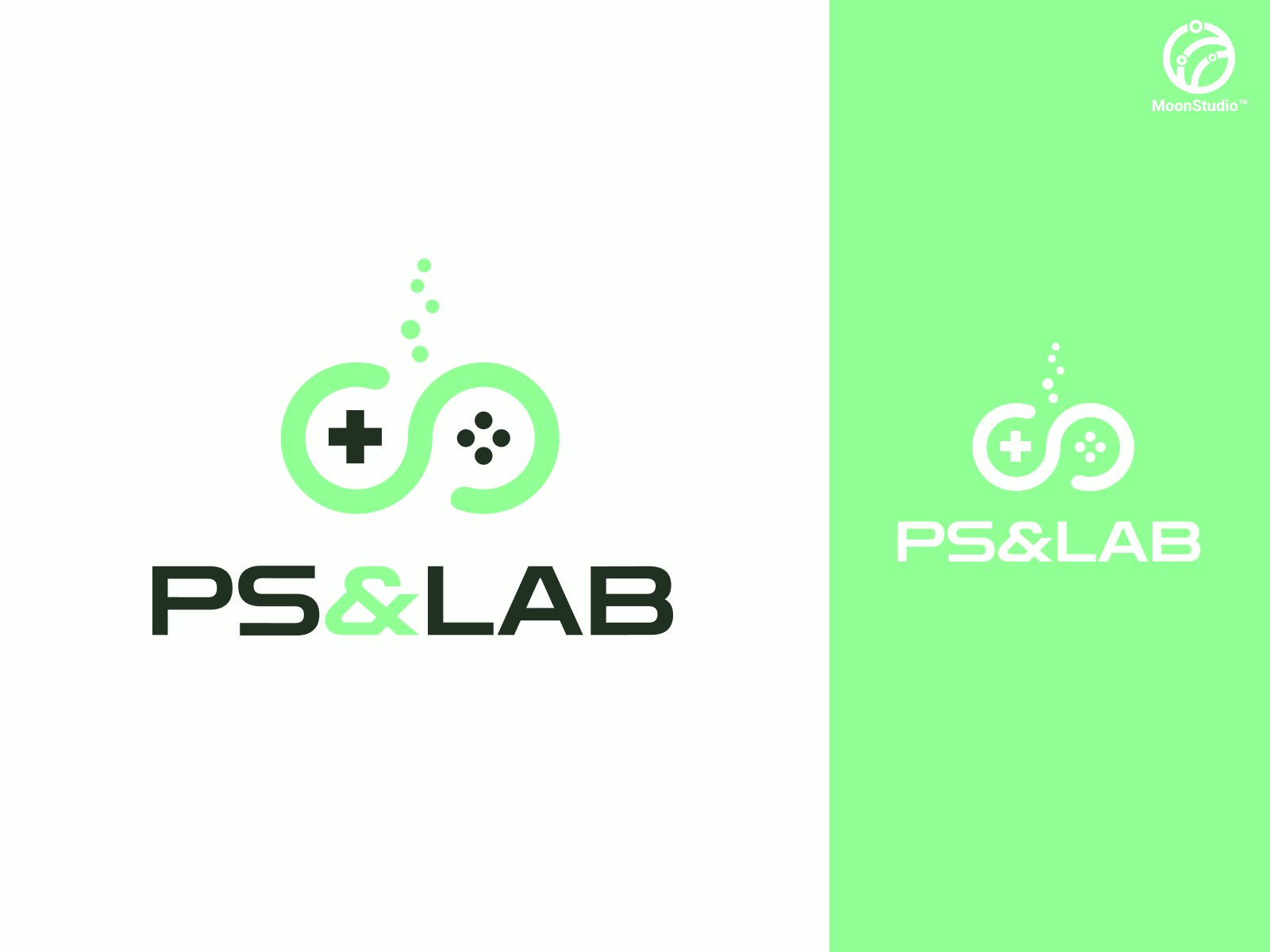 PS&LAB PlayStation booking project logo by MoonStudio on Dribbble