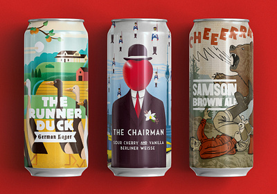 Brewer's Series beer branding design graphic design illustration packaging design