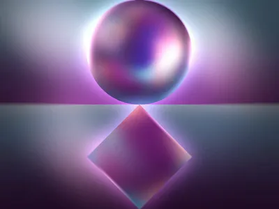 125 🟣 2d animation ball branding diamond glas glow gradient graphic design metal motion design motion graphics overlay shine sphere ui