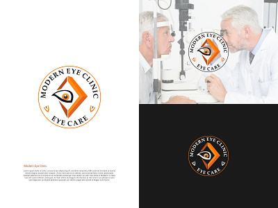 Eye Care, Logo, Modern Eye Clinic branding doctor eye eye care eye glass eye wear eyesight glasses health care hospital icon logo logo design logo designer medicine minimalist logo ocular optic optician vision