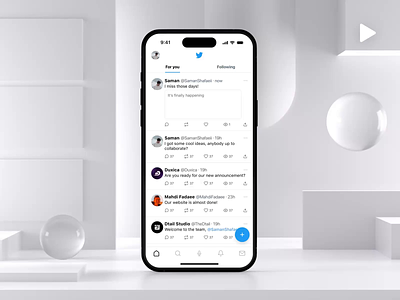Twitter - On This Day Feature account animation app clean comment interaction ios like memories micro interaction minimal mobile motion graphics product design social media tweet twitter ui