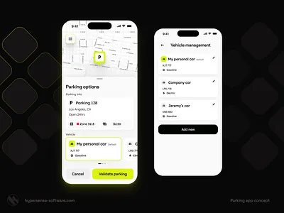 Parking app concept app concept design ios iphone mobile interface ui ux