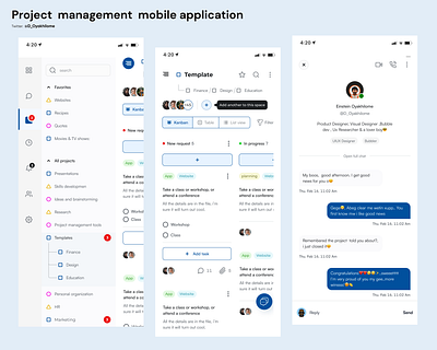 Project management mobile application fintech project management dashboad saas saas dadhboad saas dashboard task task management ui uidesign ux uxdesign