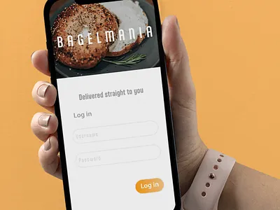 Bagelmania application adobe xd app design brand branding design graphic graphic design identity branding illustration logo ui user interface vector xd