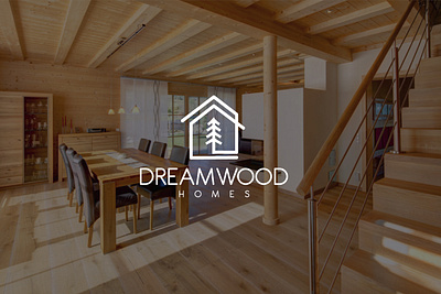 DREAMWOOD / HOMES branding illustrator logo vector