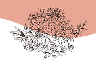 flowers design illustration botanical design flowers graphic design illustration set