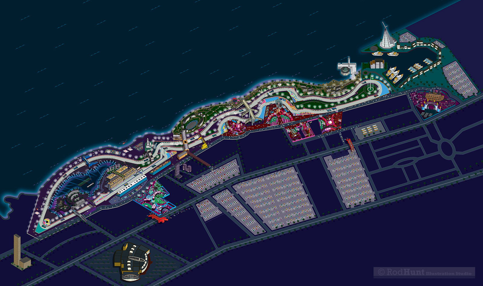 F1 Saudi Arabian Grand Prix 2023 Circuit Map Illustration automotive car cars design f1 formula 1 formula one graphic graphic design illustrated map illustrated maps illustration illustrator isometric map map illustration map illustrator maps motorsport pixel art