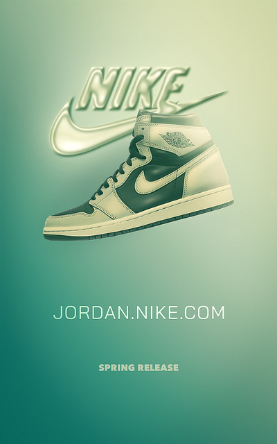 fake nike ad branding graphic design nike photoshop poster posterdesign typography ui