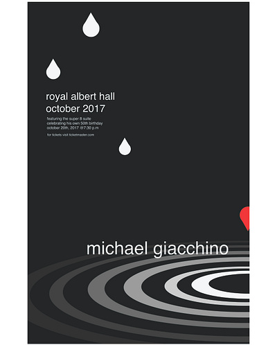 Michael Giacchino Poster design graphic design illustration typography vector