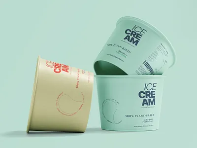 Ice Cream Cups Mockup ice cream ice cream mockup mockup psd