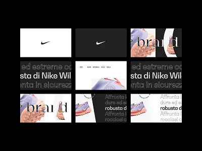 Nike – Design exploration animation brand concept design digital ecommerce fashion landing motion nike shoes sneakers sport ui ux website