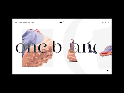 Nike – Design exploration animation brand concept design digital ecommerce fashion landing motion nike shoes sneakers sport ui ux website