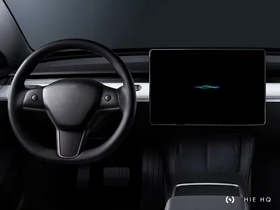 Electric Car Dashboard \ Automotive Intelligent search HMI animation automobile automotive automotive search branding car app car dashboard car ui design electric car ev dashboard graphic design hmi illustration interaction motion graphics ui ui design ux voice command