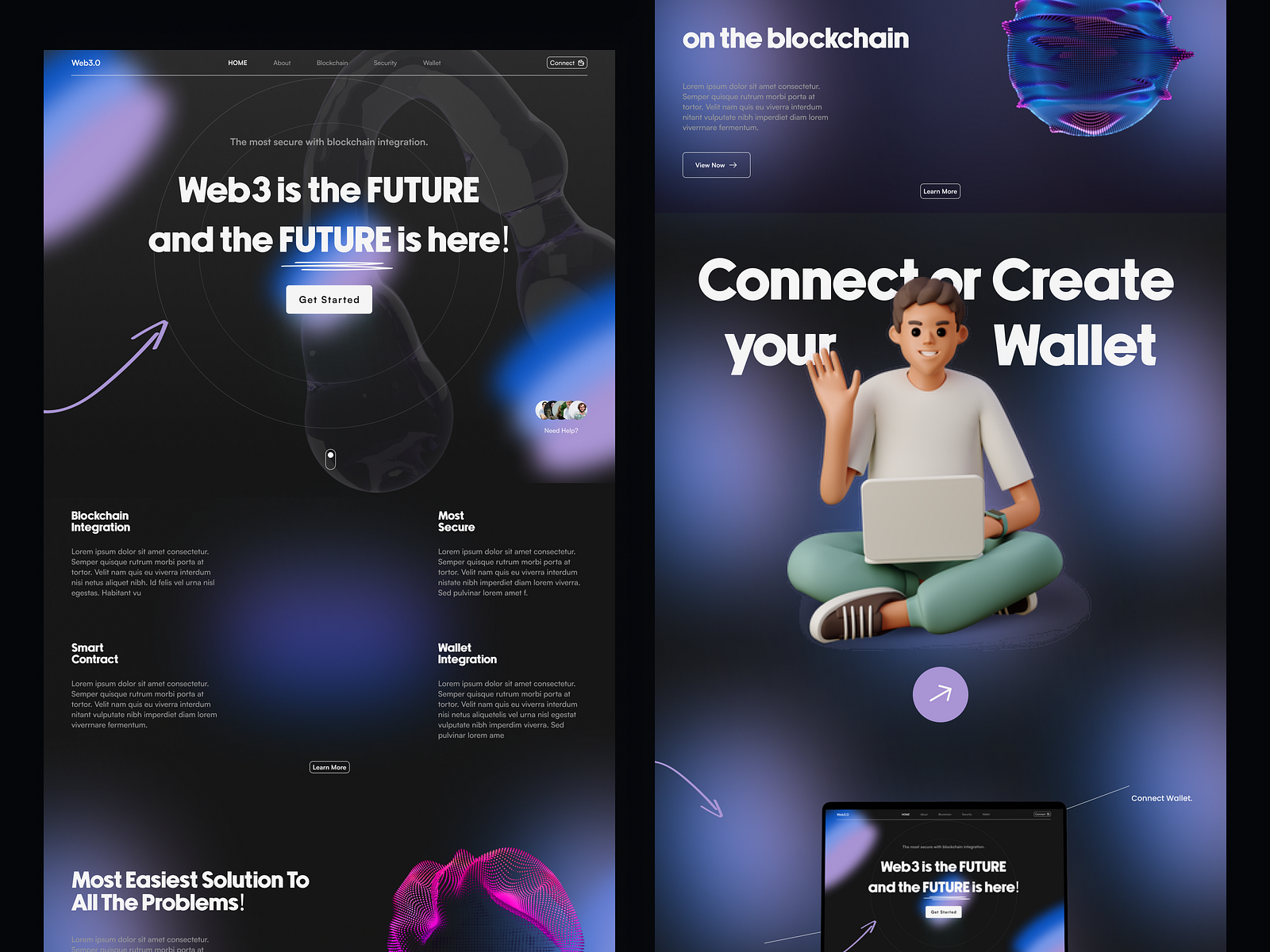 Web3 Website UI/UX Design by Muhammad Abdul Rauf on Dribbble