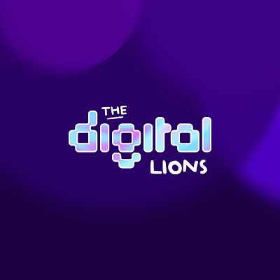The digital lions branding graphic design logo ui