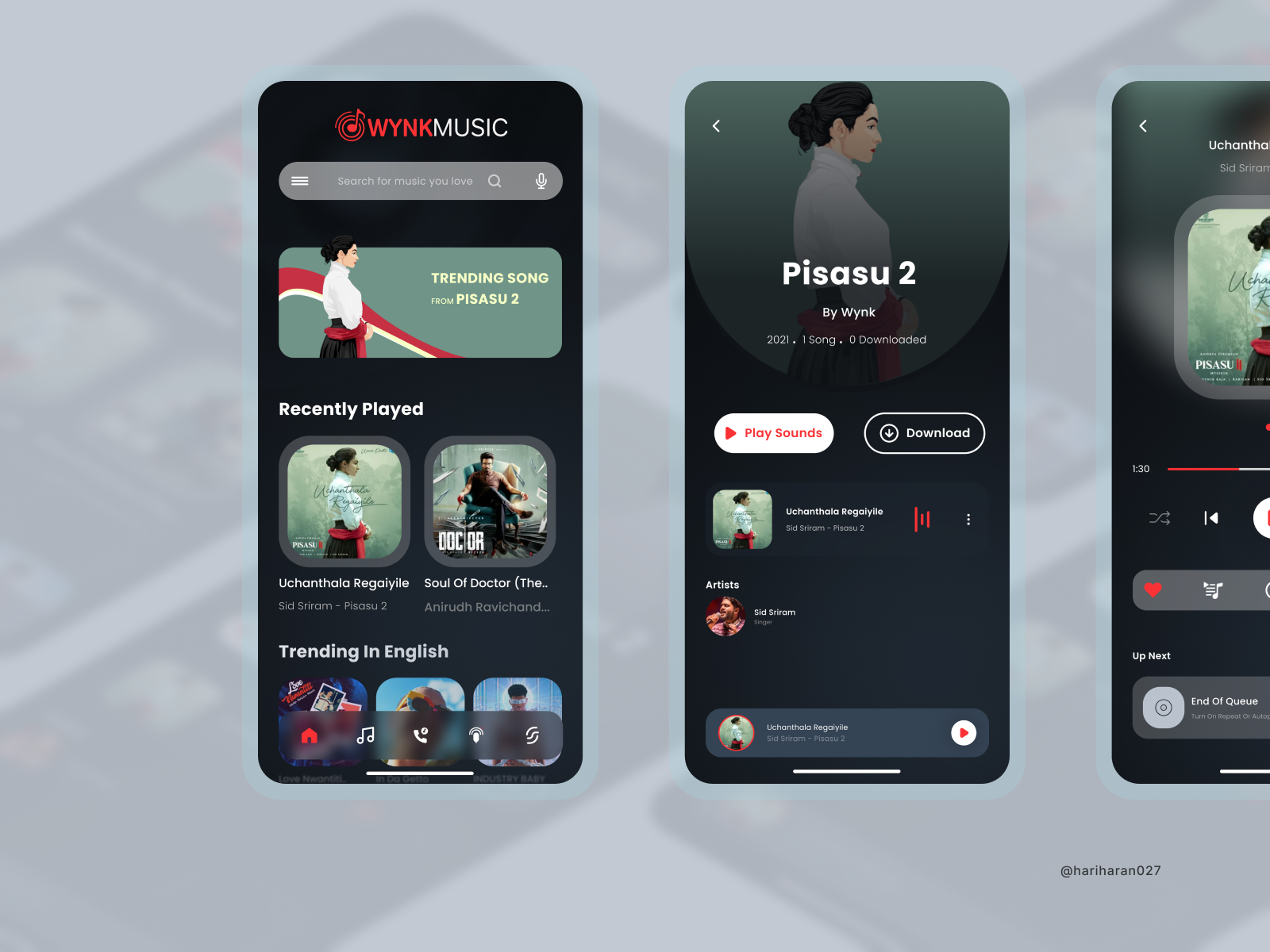 Wynk Music App Redesign by Hariharan on Dribbble