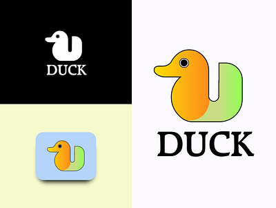 Duck logo. brand identity branding logo design graphic design illustration logo logo brand logo design logofolio ui vector