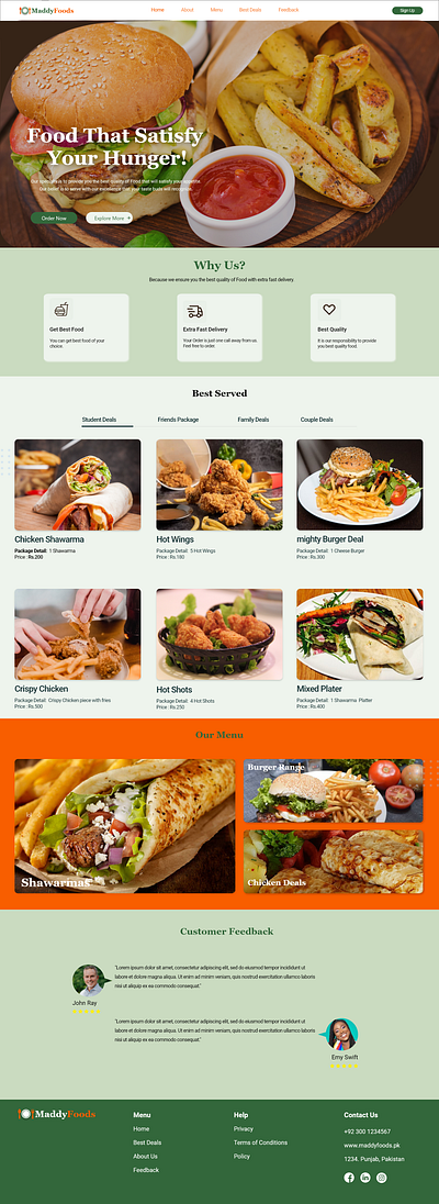 Food Website UI Design adobe xd figma food website landing page landing page design landing page ui restaurant website design ui ui design uiux uiux design uiux designer web design web ui website website design website ui