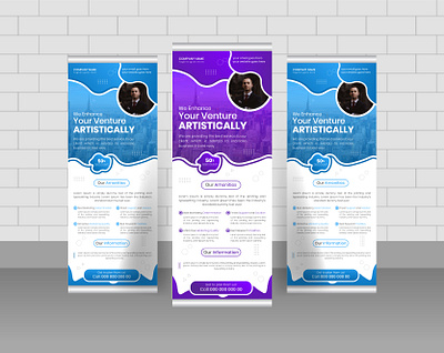 Roll up banner design addvertising banner branding businesscard businessflyer corporateflyer design graphic design illustration instagram instagrampost logo luxury modern print printdesign rollupbanner socialmedia ui