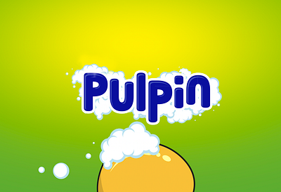 (KV) Pulpin 3d branding graphic design logo