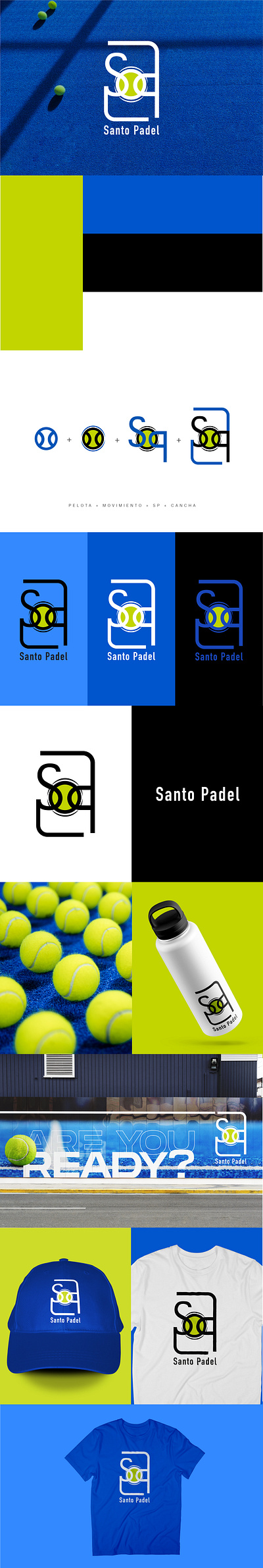 Santo Padel santo padel branding