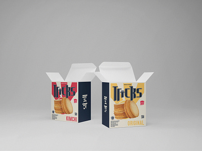 Tricks - Packaging Redesign asian branding clean design packaging food food packaging logo packaging potato chips product design rebranding redesign snack