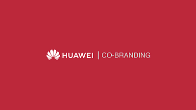 Identidad Corporativa Co-Branding Huawei branding graphic design logo