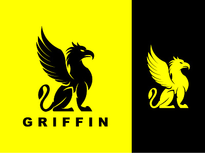 Griffin Logo For Sale 3d animal logo app branding business classic design griffin logo for sale griffon logo modern heraldy professional protective reliability respectable security typography ui ux vector