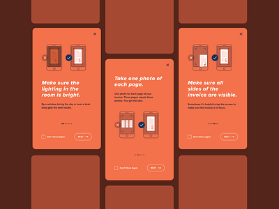 Mobile App: Splash Screens app branding design illustration product design ui