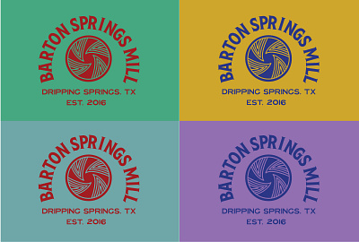 Barton Springs Mill re-imagined barton springs mill branding design graphic design logo packaging retail packaging retro