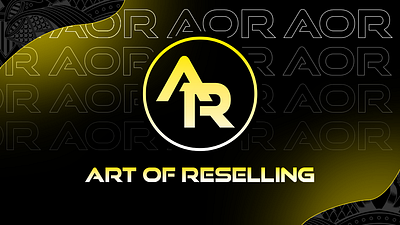 Banner For Art OF Reselling branding graphic design logo