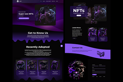 Wix Website Template NFT design website landing nft nft landing nft website ui website website template wix wix template wix website