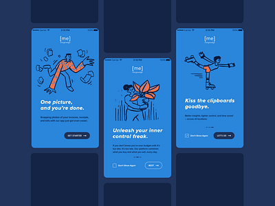 Mobile App: Splash Screens app branding design graphic design illustration product design ui ux vector