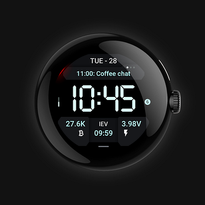 Guard: Wear OS watch face amoled watch faces amoledwatchfaces android android wear app design fossil illustration logo ui