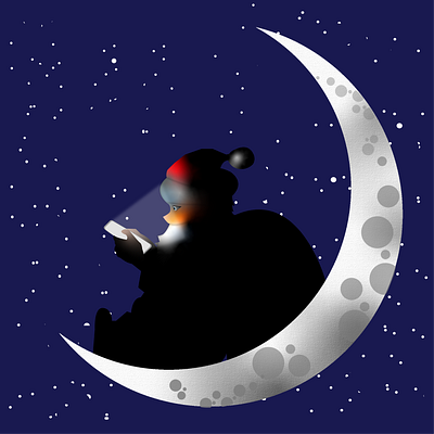 merry christmas art creative design graphic design illustration merry christmas moon motion graphics photoshop santa claus