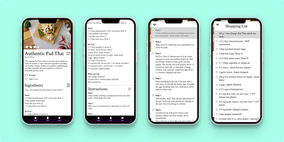 Cooking App Exploration checklist cooking exploration recipe