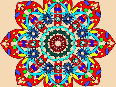 Mandala colorful design color colorful coloring pages design floral flourish illustration mandala stress relief