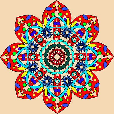 Mandala colorful design color colorful coloring pages design floral flourish illustration mandala stress relief