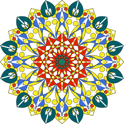 Mandala coloring design color colorful coloring pages design floral illustration lief mandala