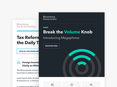 Case Study: Bloomberg Industry Group design design systems email email design system htmlcss icons texture ui ux