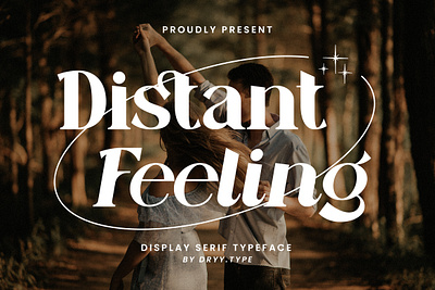 Distant Feeling beauty branding couple design displayfont elegant fashion font typeface wedding