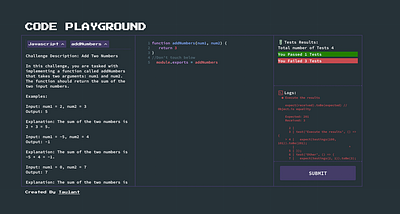 Code Playground, Build with React app aws branding design react web web application