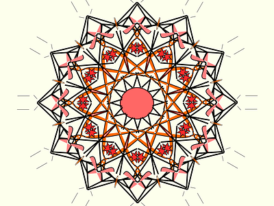 Mandala coloring ornament color colorful coloring pages design floral illustration mandala mandalaart ornament symmetry