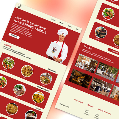 Foodie Friends branding design graphic design ui