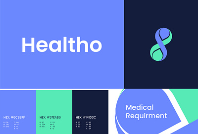 Medical logo, healthcare Branding, Hospital, brand identity app brand branding branding design business creative logo design health healtho insperations letter mark logo logo design logo idea logo mark medic medical monogram mordern logo science visual identity